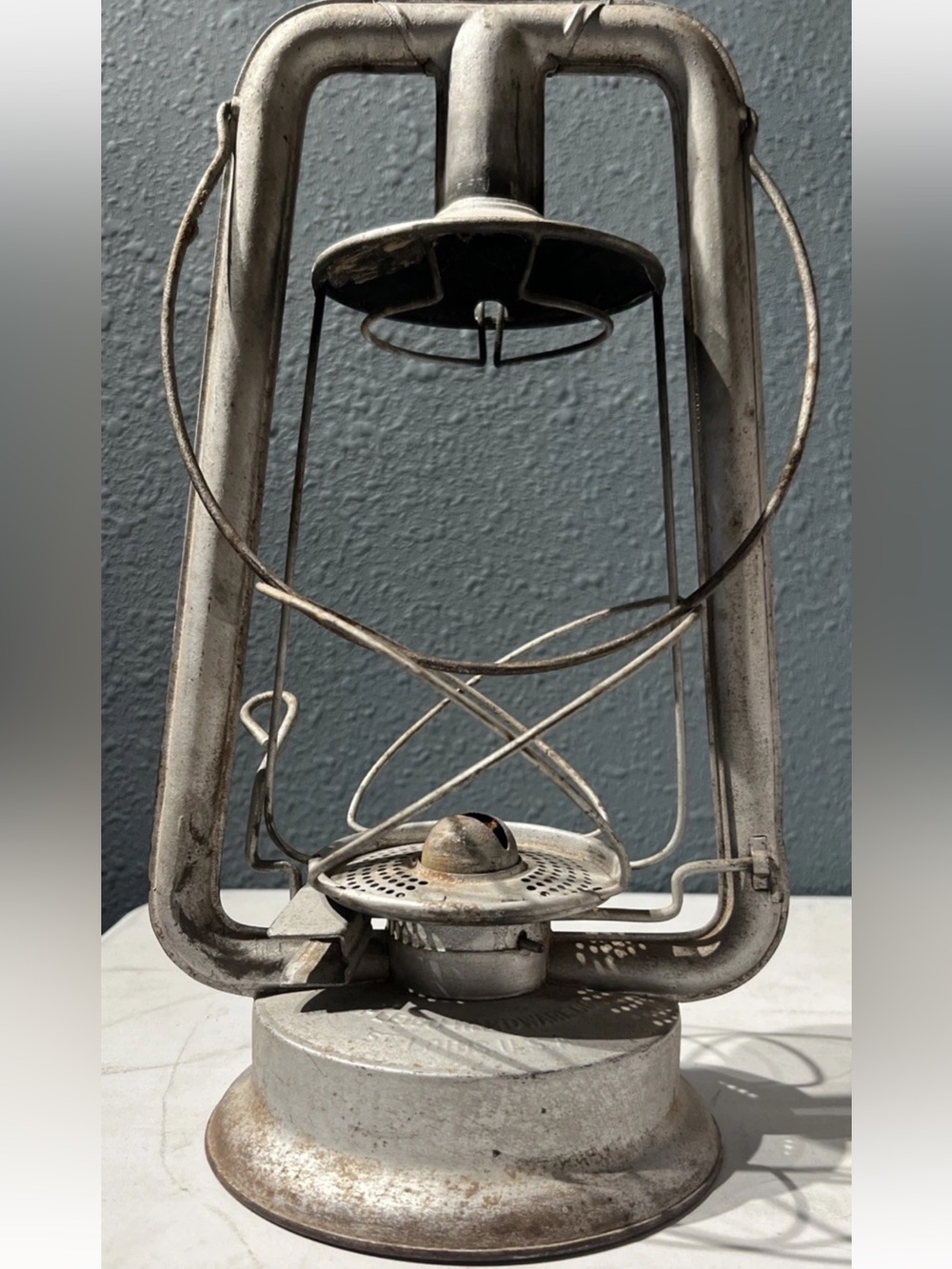 Vintage Norleigh Diamond Oil Lantern  Shapleigh Hardware St Louis USA - No Glass